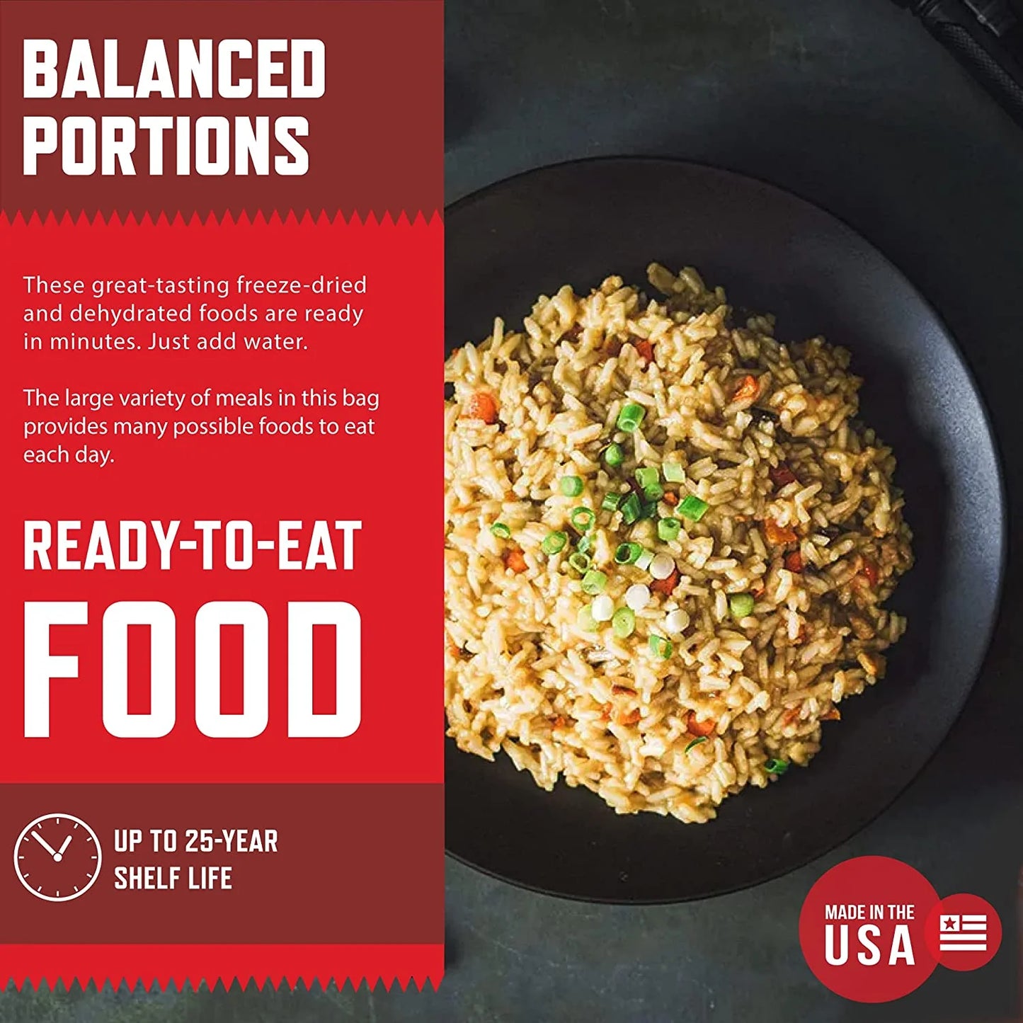 Sac d'urgence - 60 portions