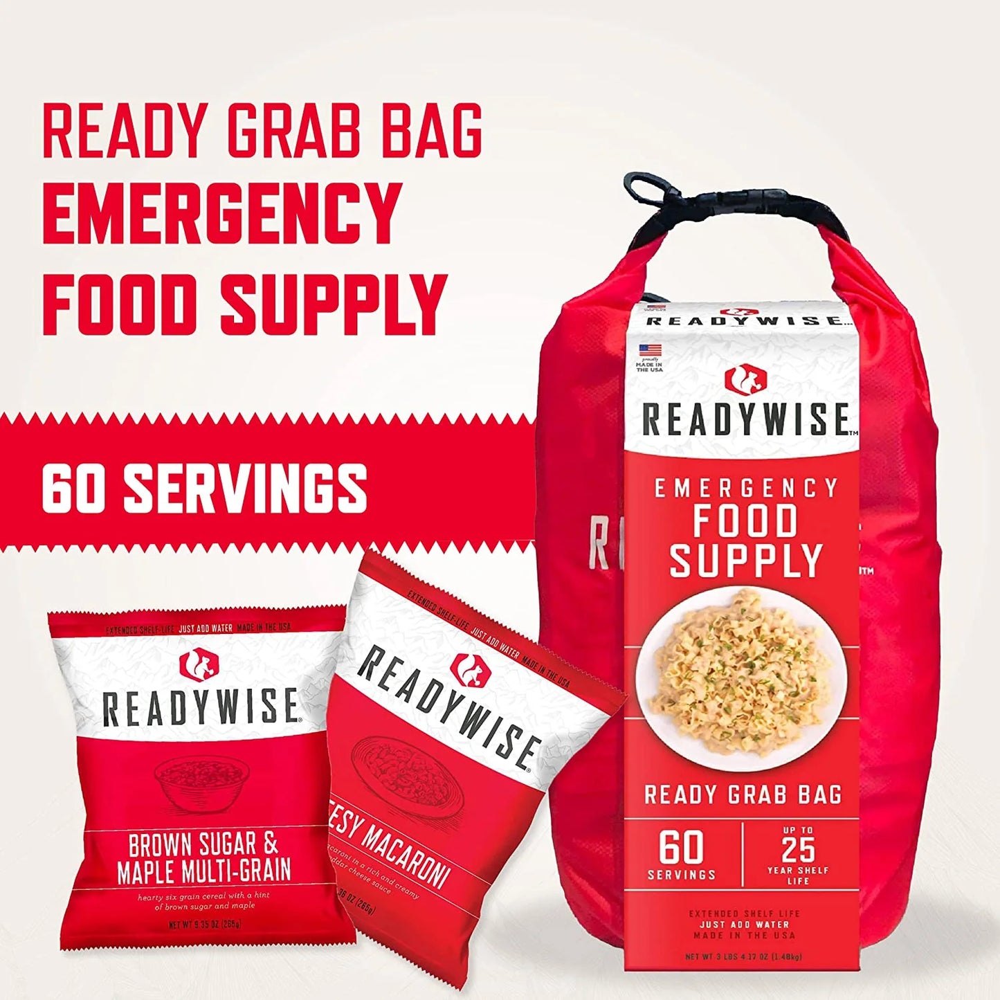 Sac d'urgence - 60 portions