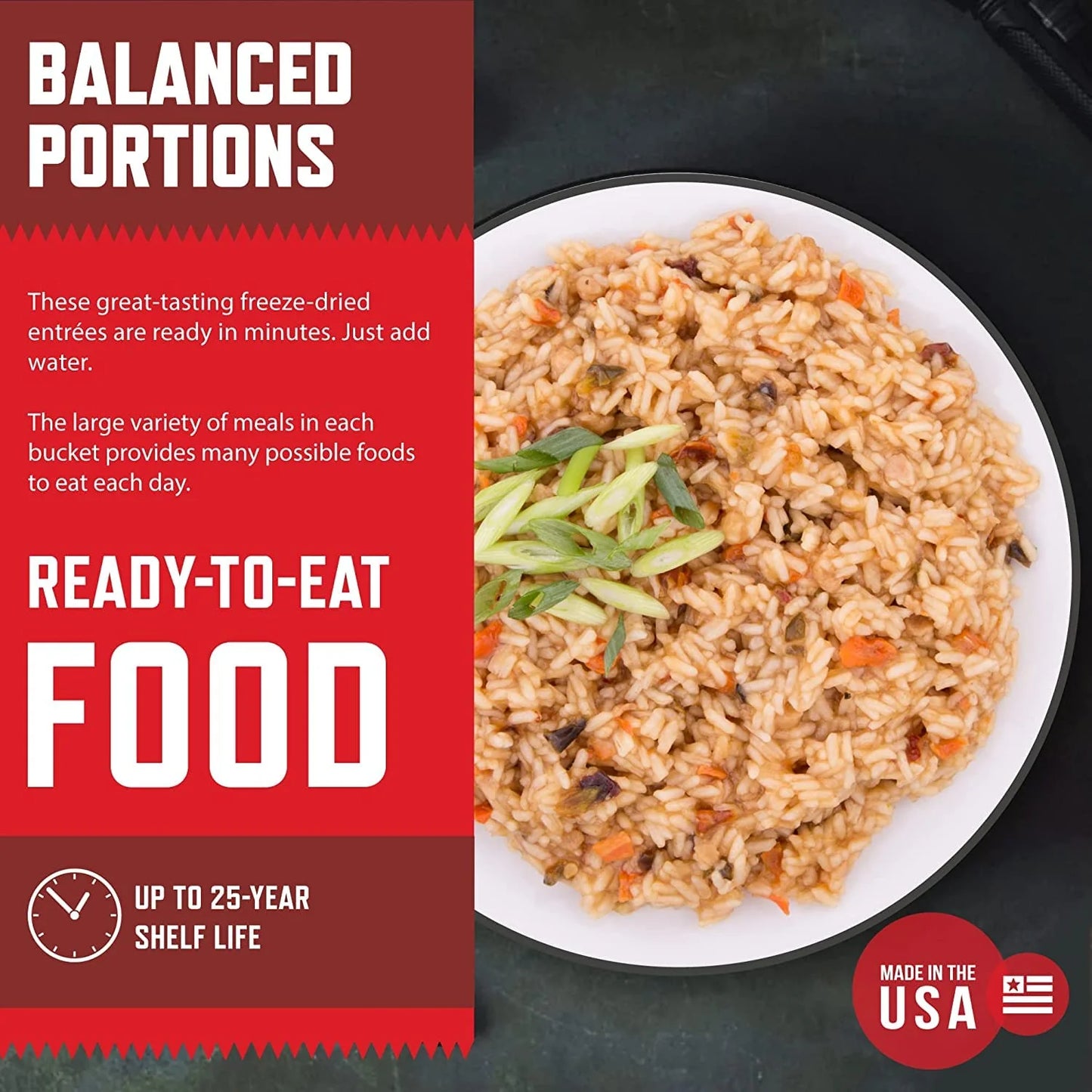 Seau Repas - 120 portions