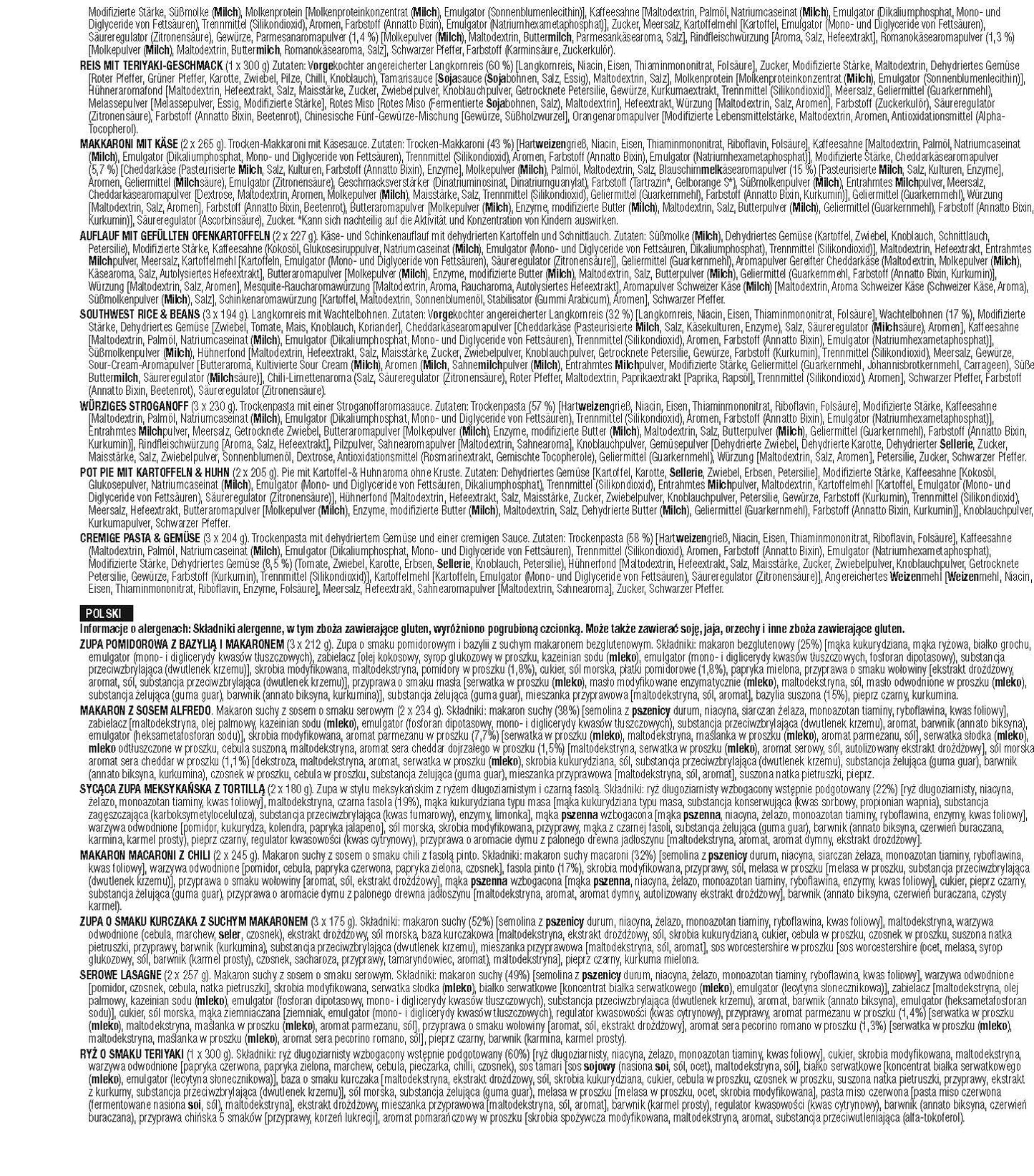 Seau Repas - 120 portions