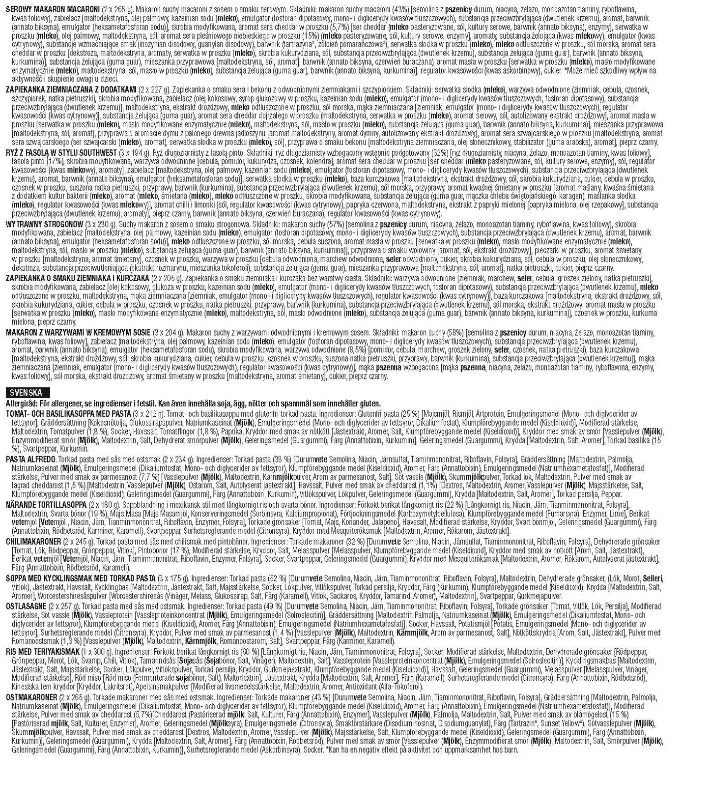 Seau Repas - 120 portions