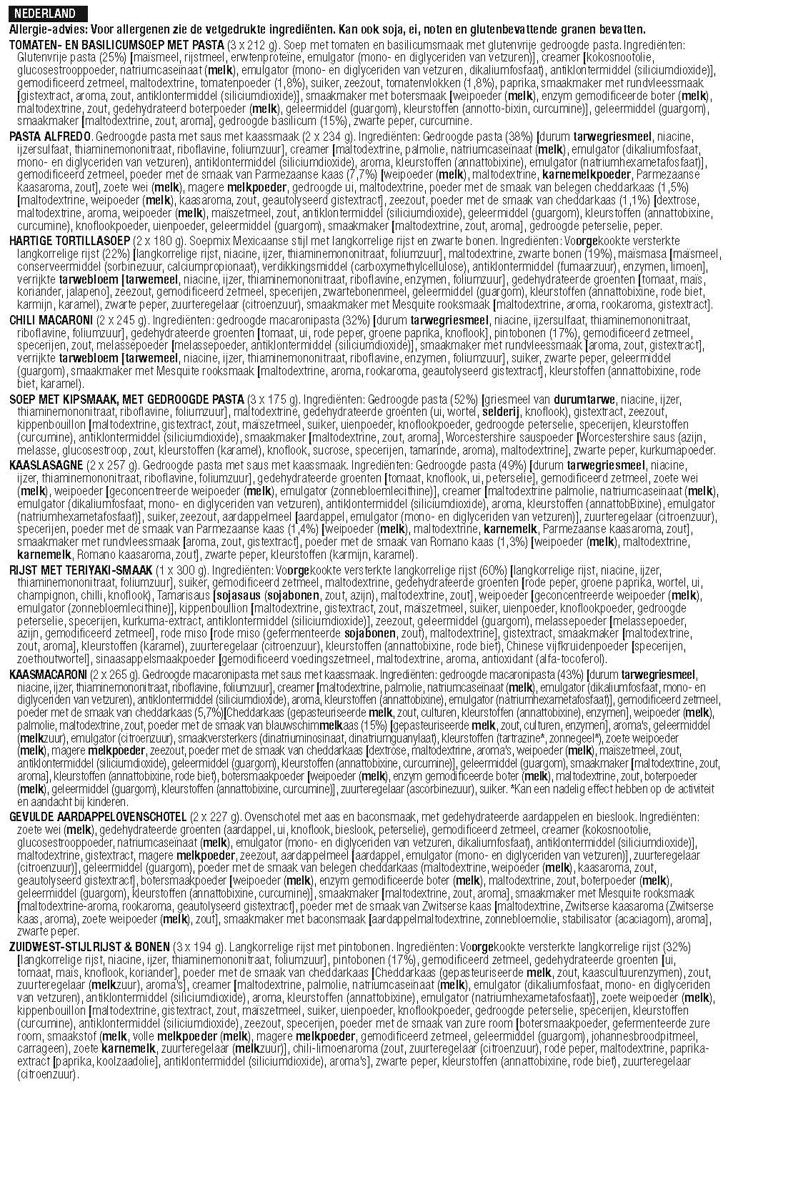Seau Repas - 120 portions