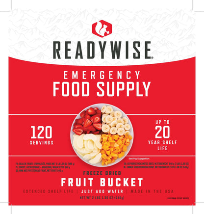 Fruit Bucket - 120 servings